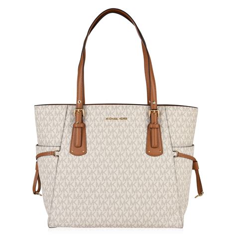 flannels michael kors tote bags|michael kors leather tote.